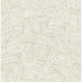 Manhattan Comfort Marignane Aldabra Taupe Textured Geometric 33 ft L X 205 in W Wallpaper BR4014-26400